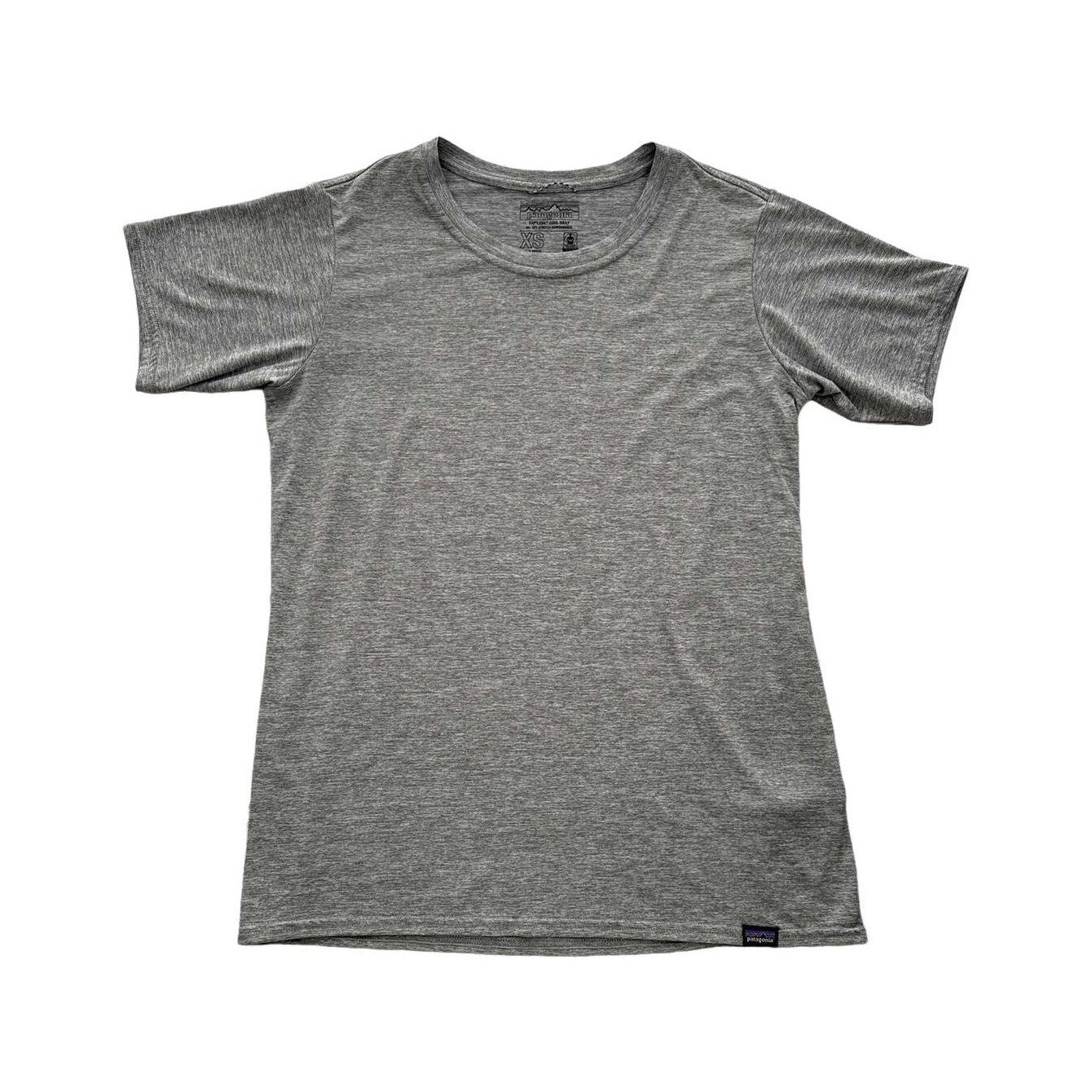 Patagonia Women's Capilene Cool Daily Short Sleeve Shirt Grey XS USED - FERAL