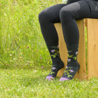 Darn Tough Women's Blossom Crew Lightweight Lifestyle Socks - FERAL