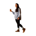 Darn Tough Women's Blossom Crew Lightweight Lifestyle Socks - FERAL