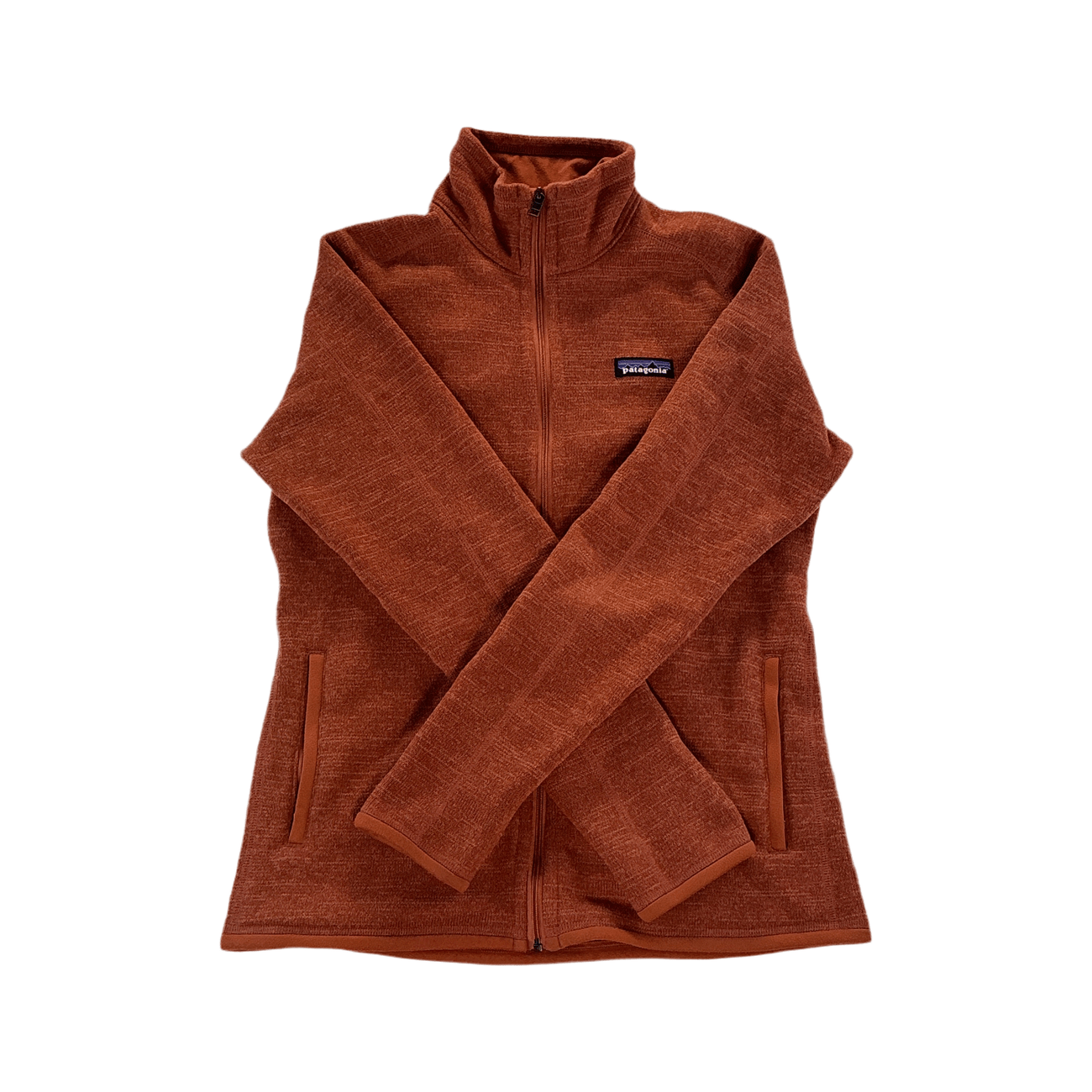 Patagonia Women's Full Zip Better Sweater Jacket Orange Medium USED - FERAL