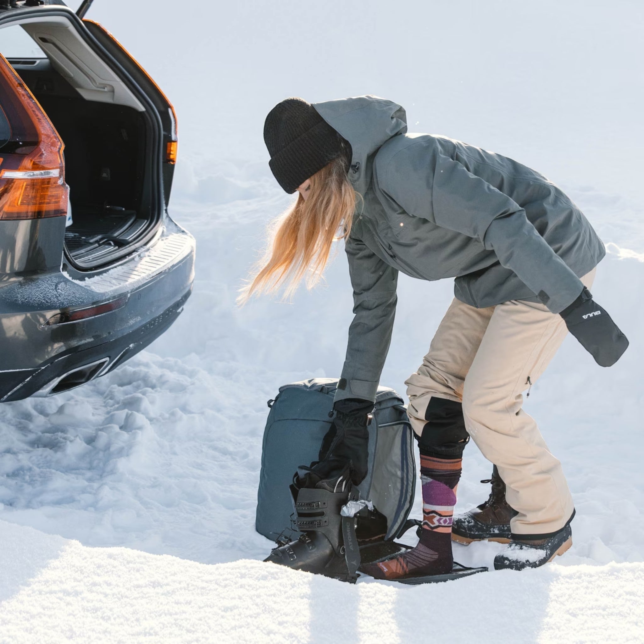 Thule RoundTrip Ski and Snowboard Boot Backpack 45L - FERAL