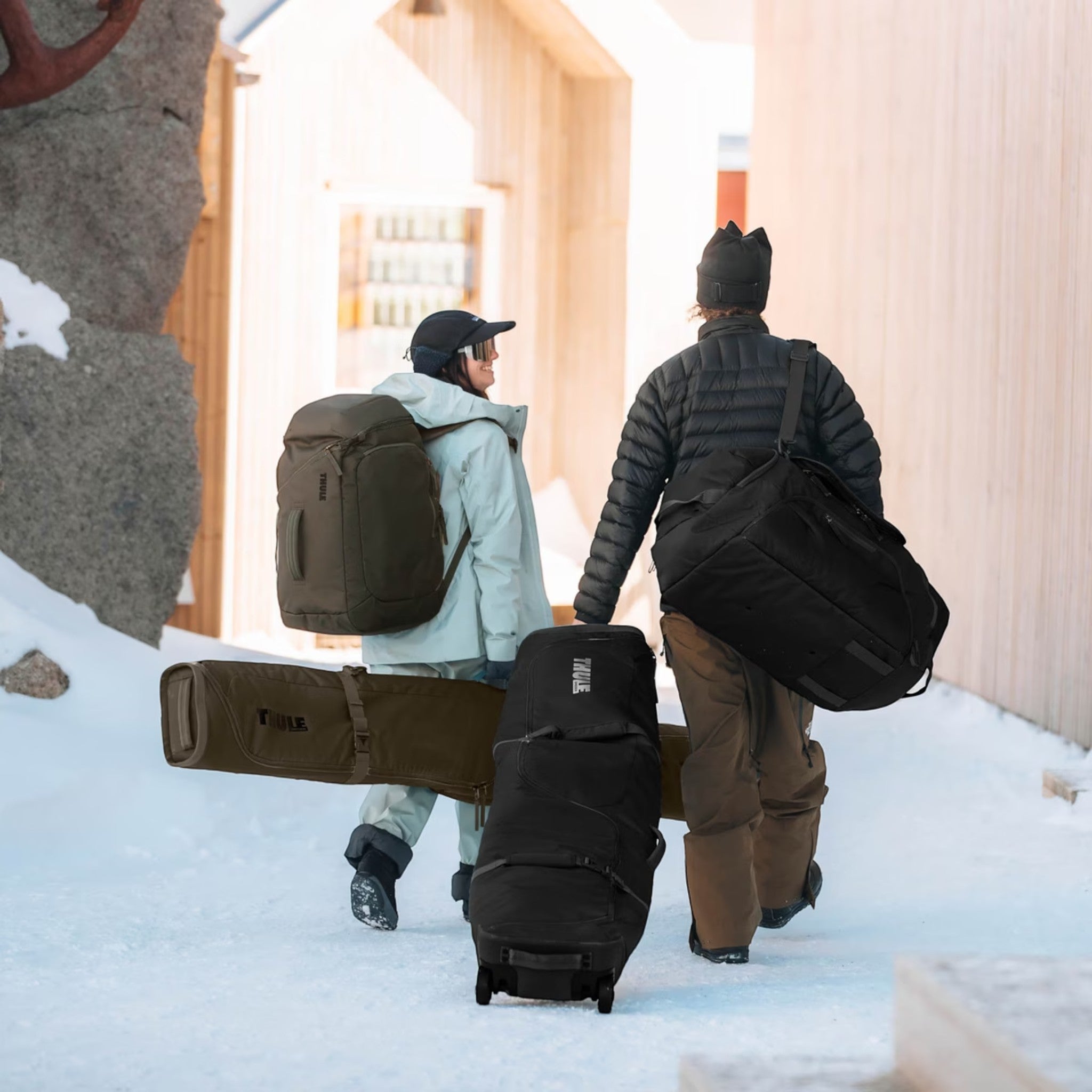 Thule RoundTrip Ski and Snowboard Boot Backpack 60L - FERAL