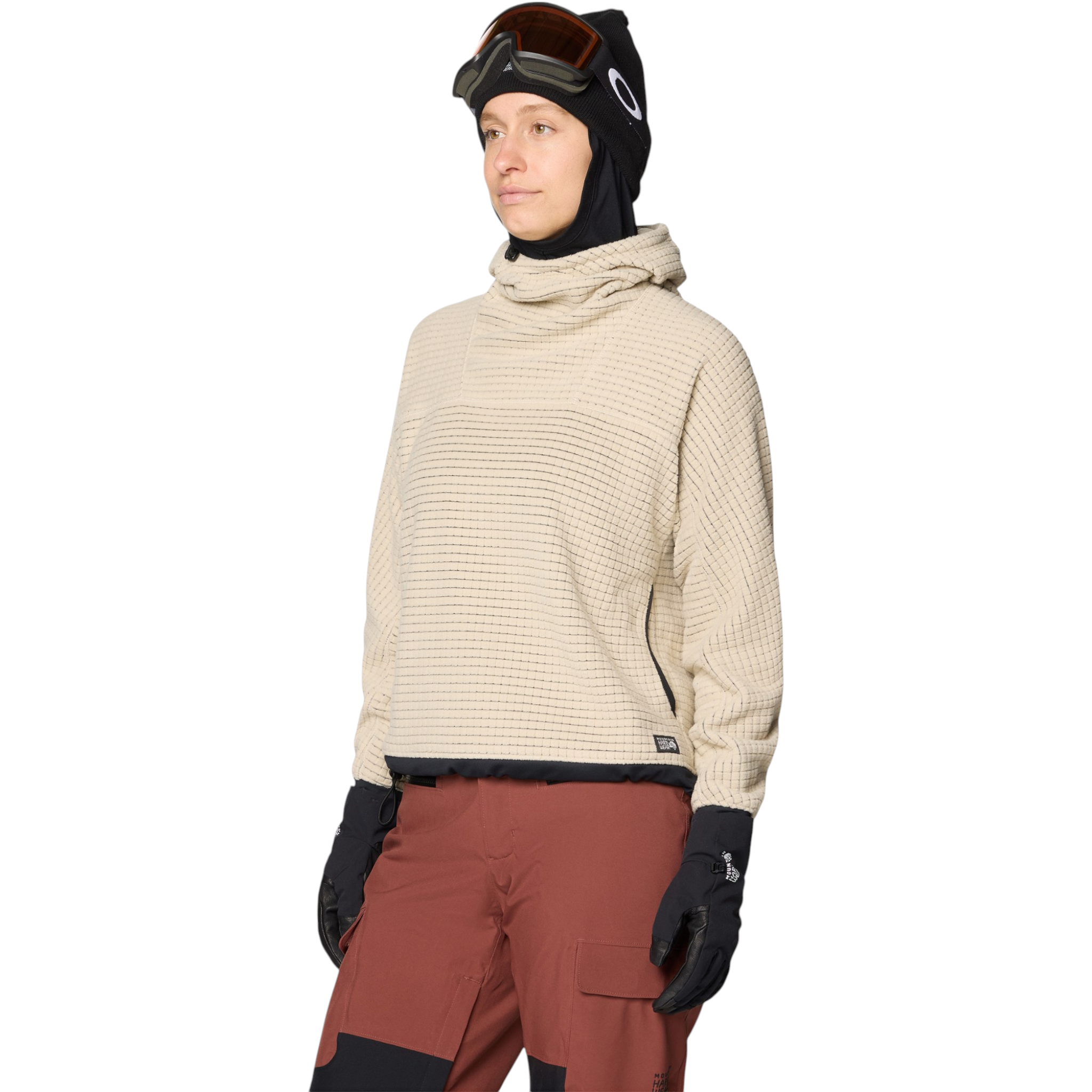 Mountain Hardwear Women's Summit Grid Big Grid Hoody - FERAL