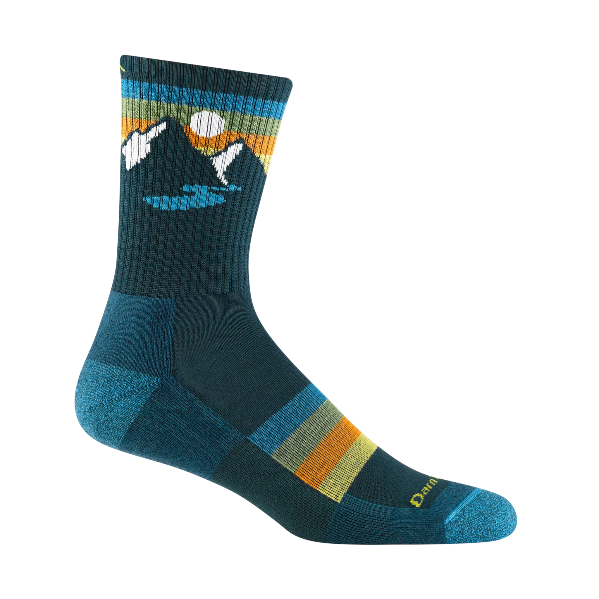 Darn Tough Sunset Ridge Micro Crew Lightweight Hiking Socks - FERAL