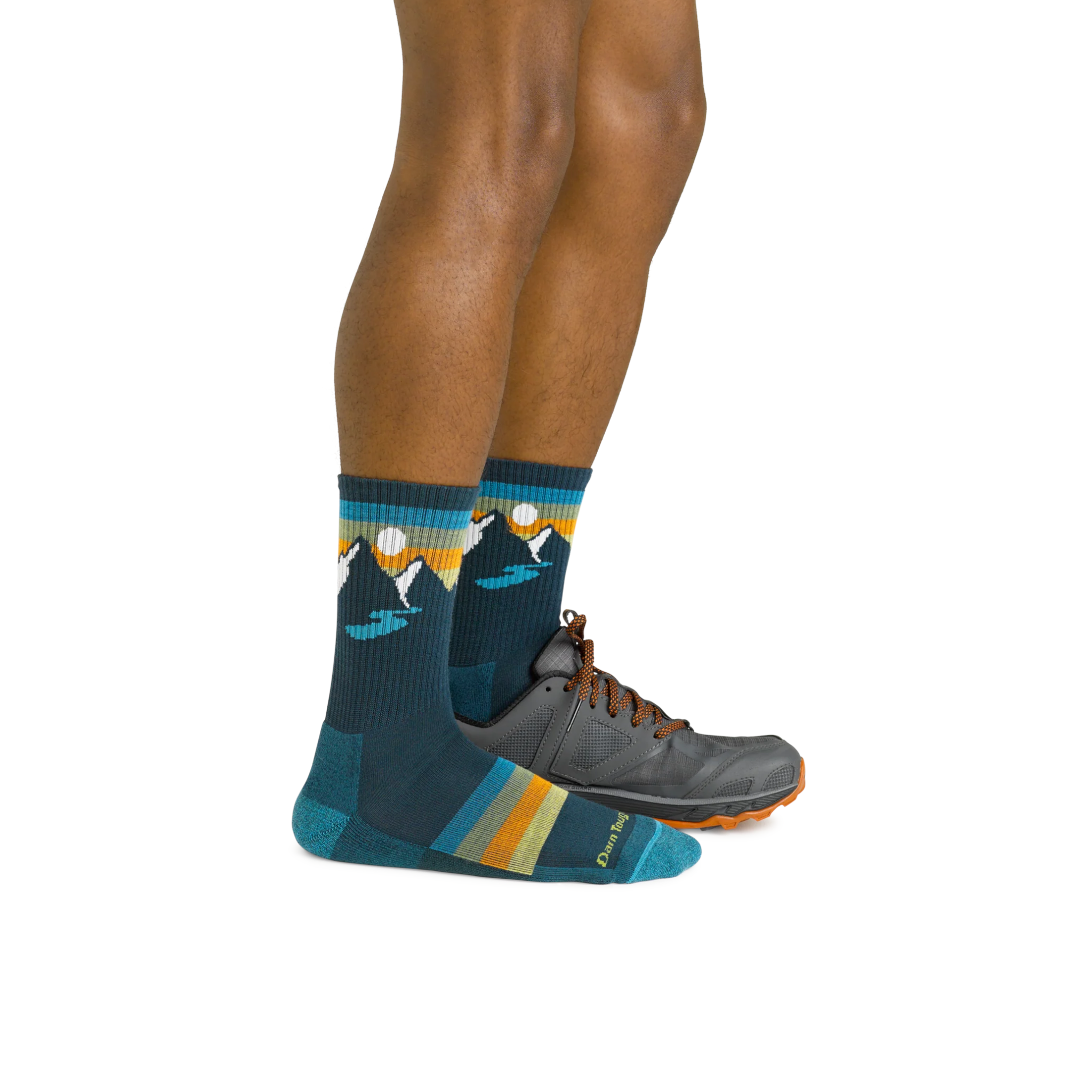 Darn Tough Sunset Ridge Micro Crew Lightweight Hiking Socks - FERAL