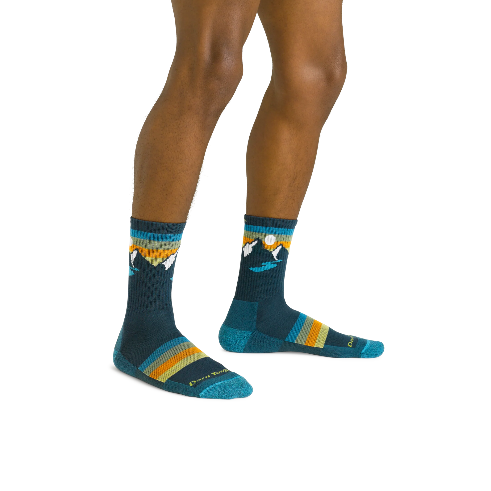 Darn Tough Sunset Ridge Micro Crew Lightweight Hiking Socks - FERAL