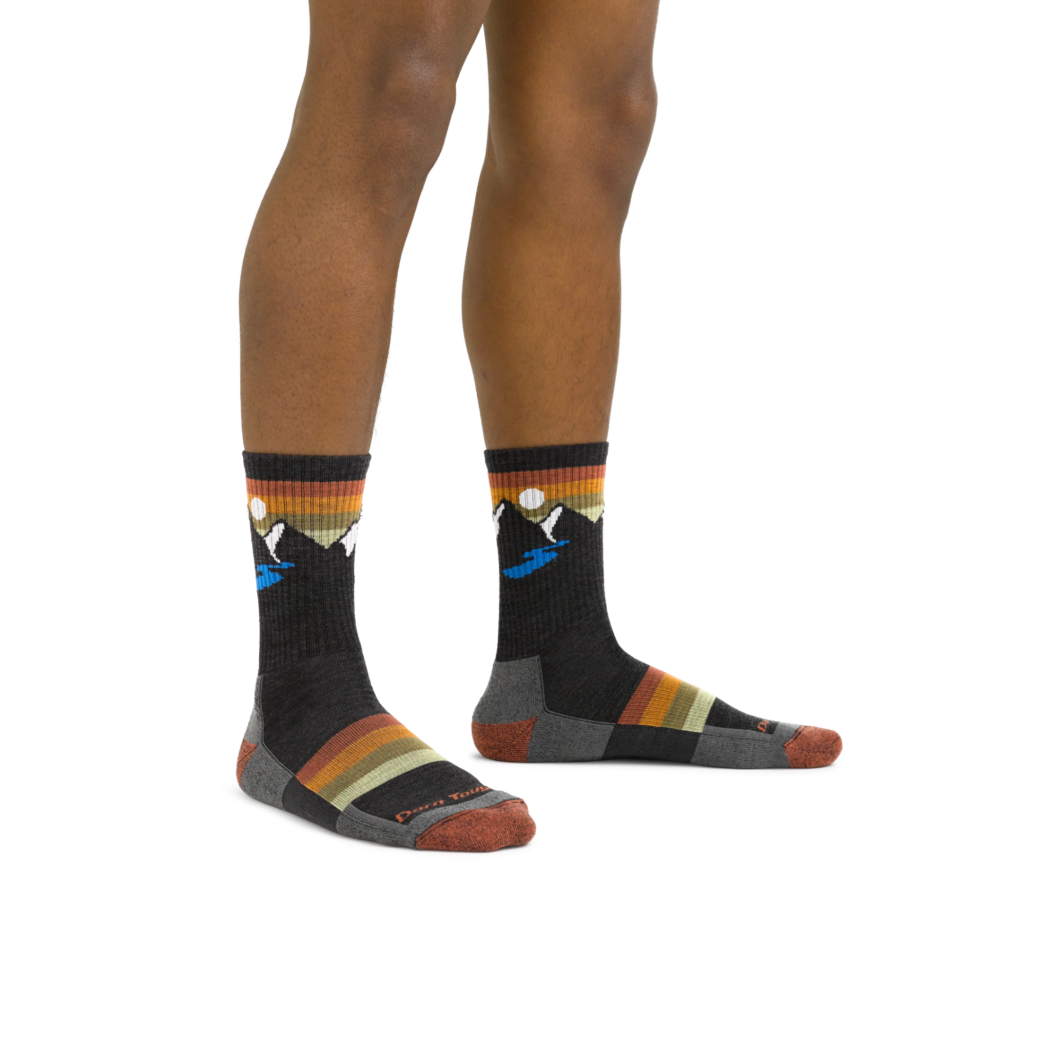 Darn Tough Sunset Ridge Micro Crew Lightweight Hiking Socks - FERAL