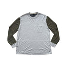 Smartwool Men's 100% Merino Long Sleeve Crew Grey/Green Large USED - FERAL