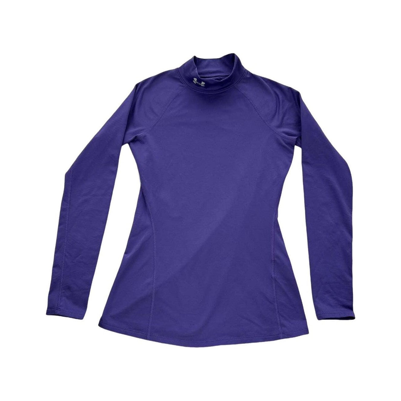 Under Armour Women's Fitted Cold Gear Base Layer Shirt Small Purple USED - FERAL