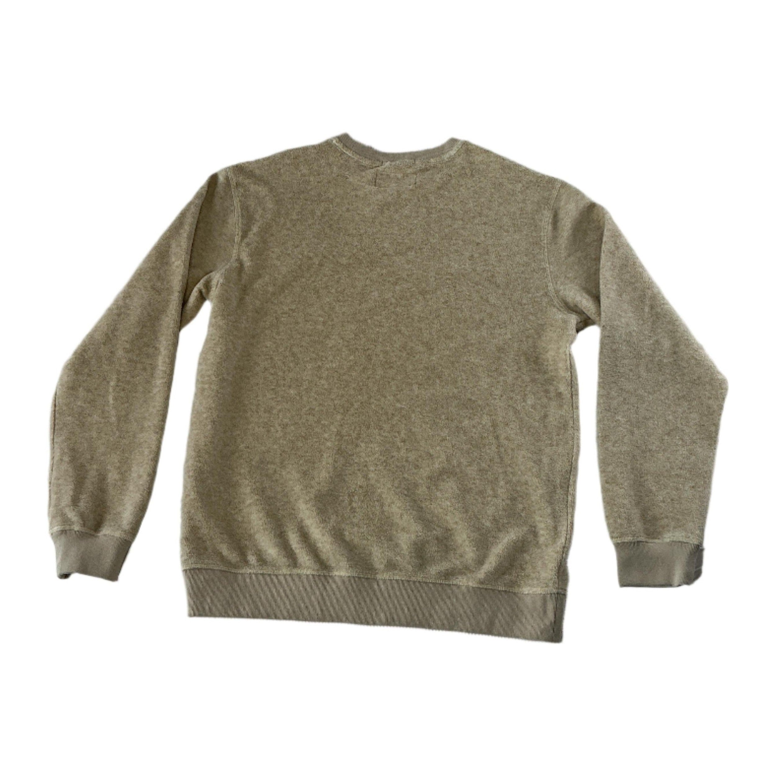REI Men's Norseland Fleece Crew Sweatshirt Porcini Heather Medium USED - FERAL
