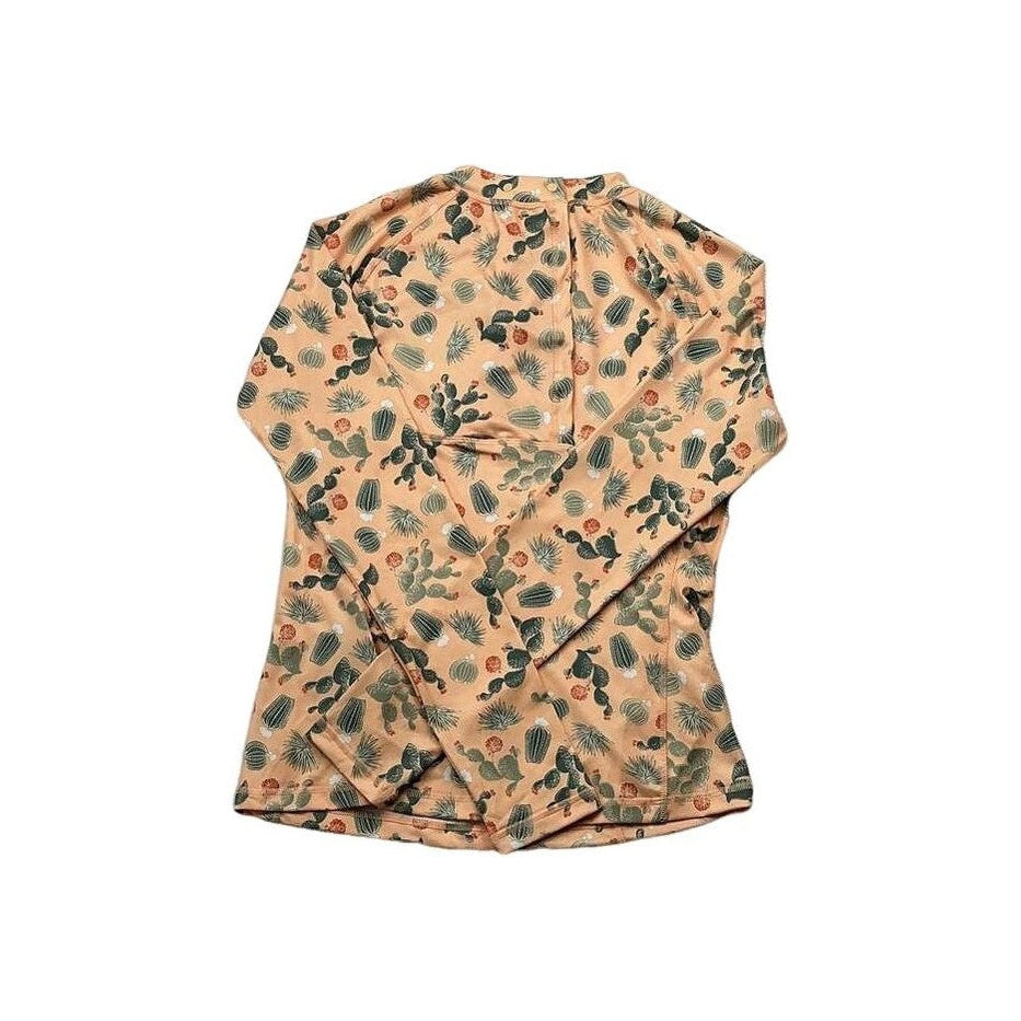 The North Face Women's Printed Class V Water Top Apricot Ice Cacti Medium USED - FERAL