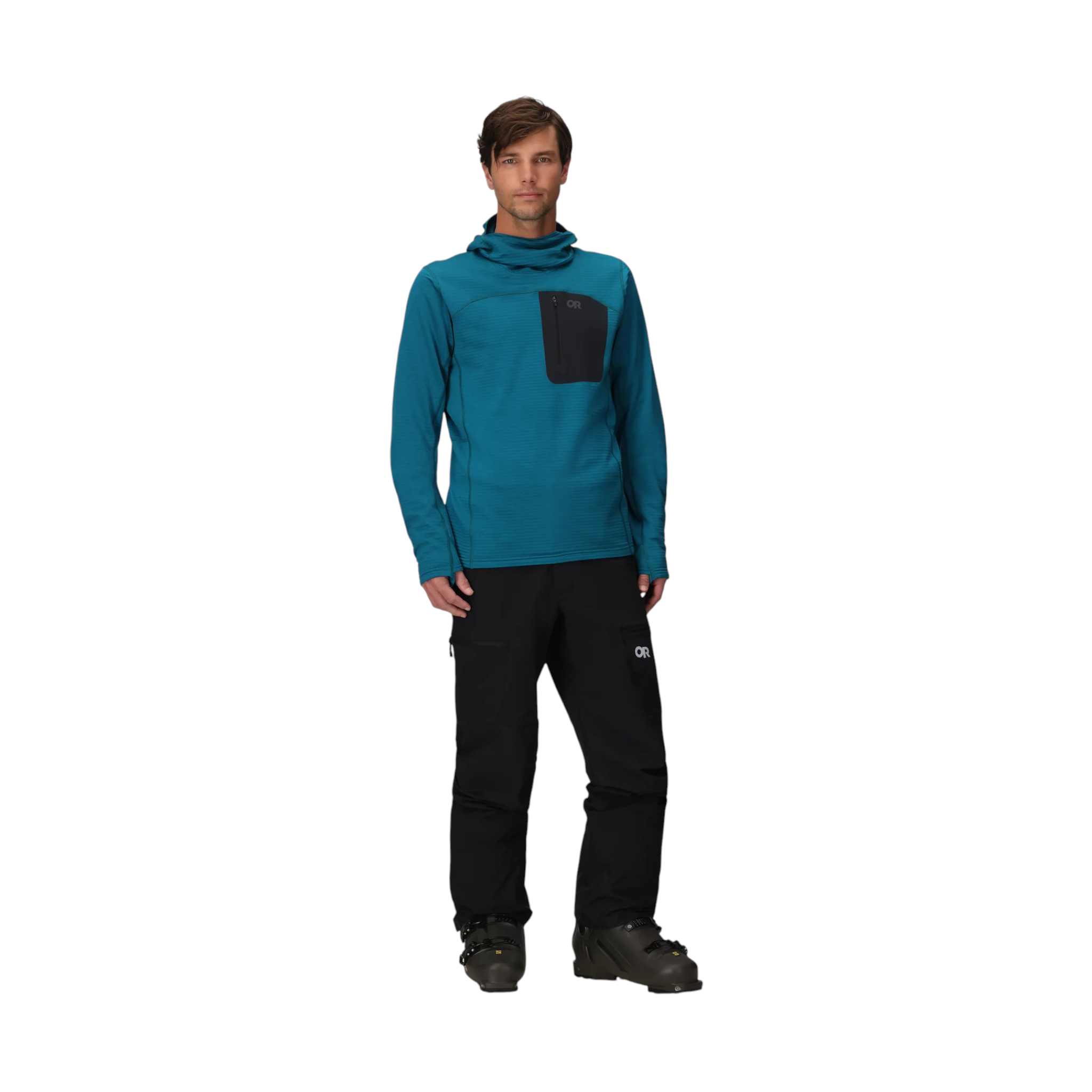 Outdoor Research Men's Vigor Grid Fleece Pullover Hoodie - FERAL