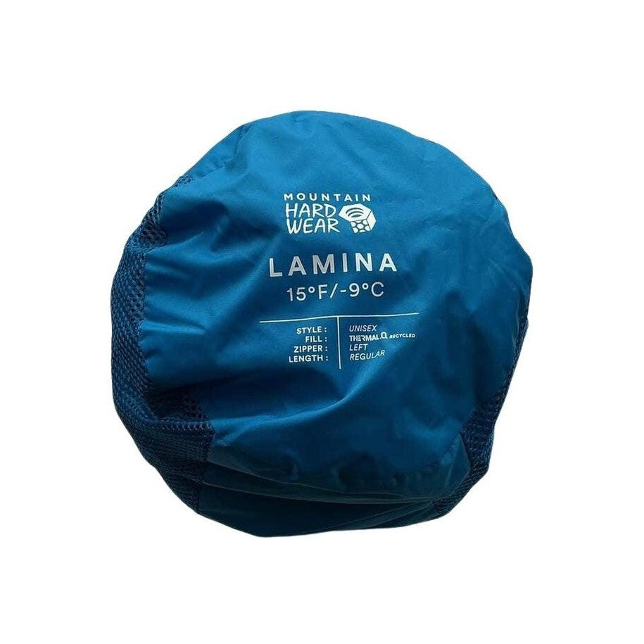 Mountain Hardwear Unisex 15F Degree Sleeping Bag Blue Regular Left Zip USED - FERAL