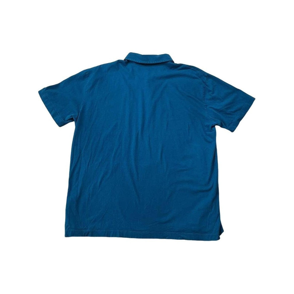 Patagonia Men's Trout Logo Fitz Roy Polo Shirt Blue X-Large USED - FERAL