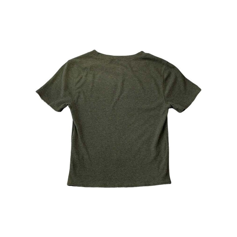Vuori Women's Pose Fitted Tee Shirt Green Medium USED - FERAL