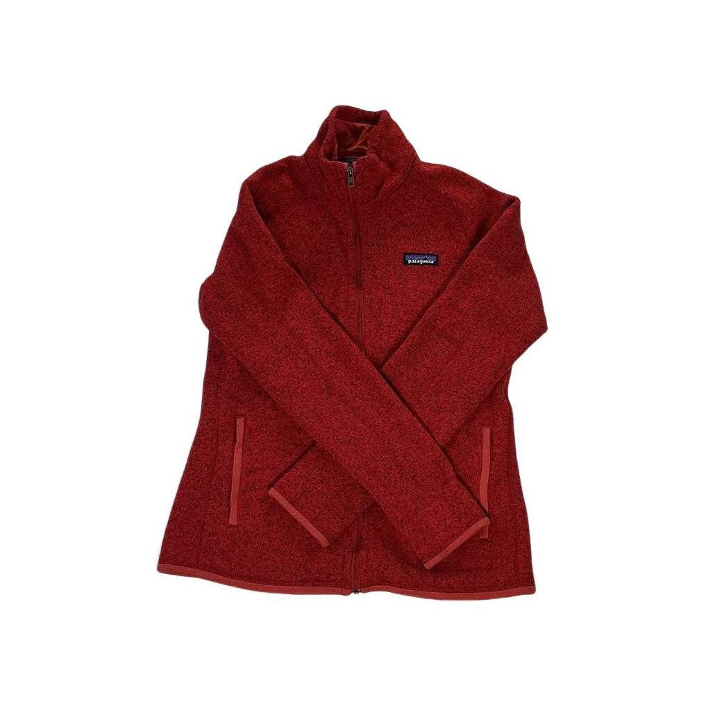 Patagonia Women's Full Zip Better Sweater Fleece Jacket Small Red USED - FERAL