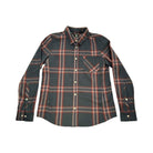 Flylow Women's Brigitte Tech Fleece Shirt Navy Plaid Medium USED - FERAL