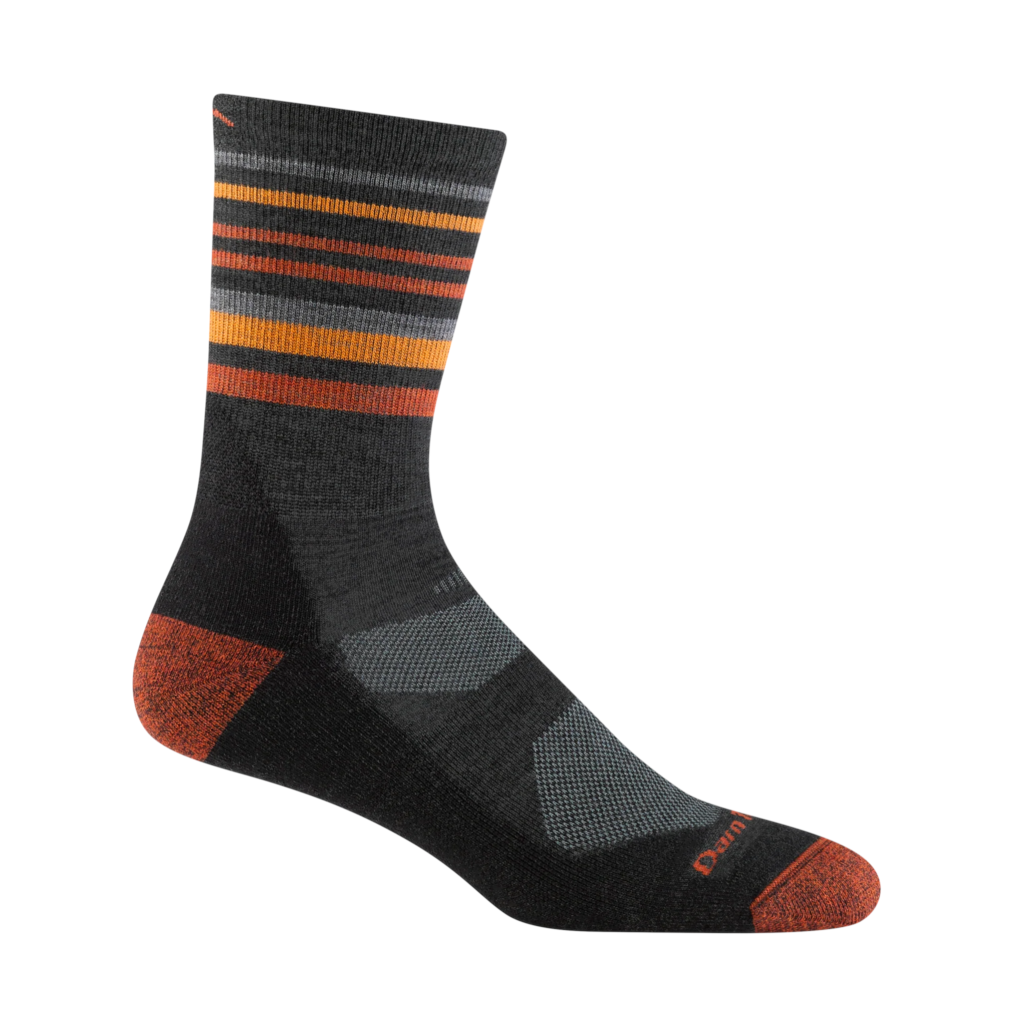 Darn Tough Men's Fastpack Micro Crew Lightweight Hiking Socks - FERAL