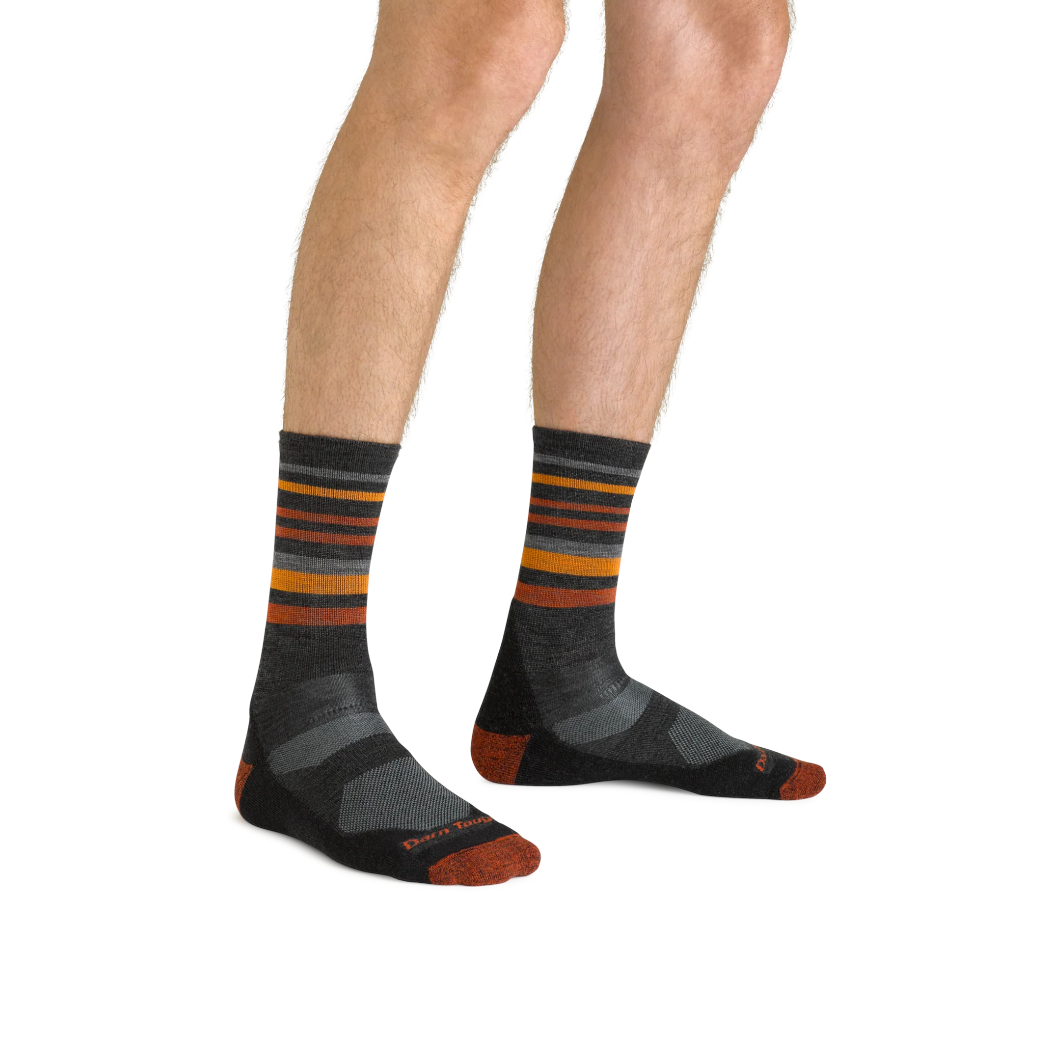 Darn Tough Men's Fastpack Micro Crew Lightweight Hiking Socks - FERAL