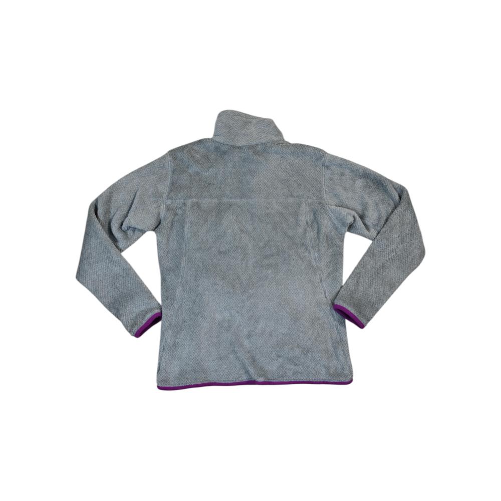 Patagonia Women's Re-Tool Snap-T Pullover Fleece Grey/Purple M Used - FERAL
