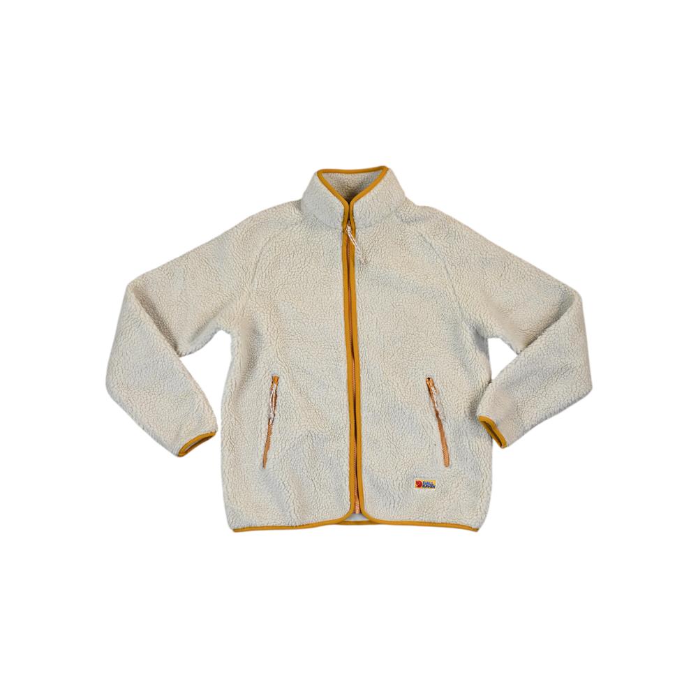 Fjallraven Women's Vardag Pile Fleece White/Mustard S Used - FERAL