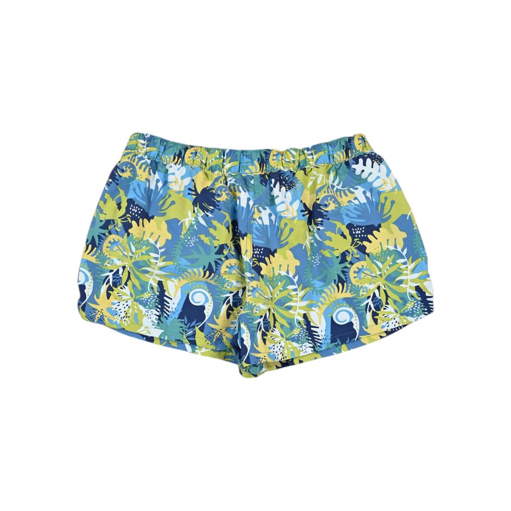 Patagonia Women's Barely Baggies Shorts Green/Blue M Used - FERAL
