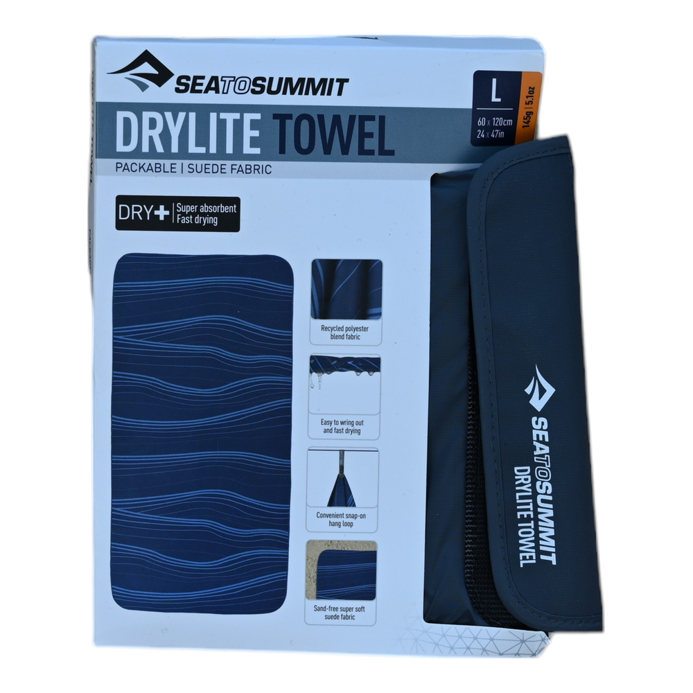 Sea to Summit Drylite Towel Large Blue USED - FERAL