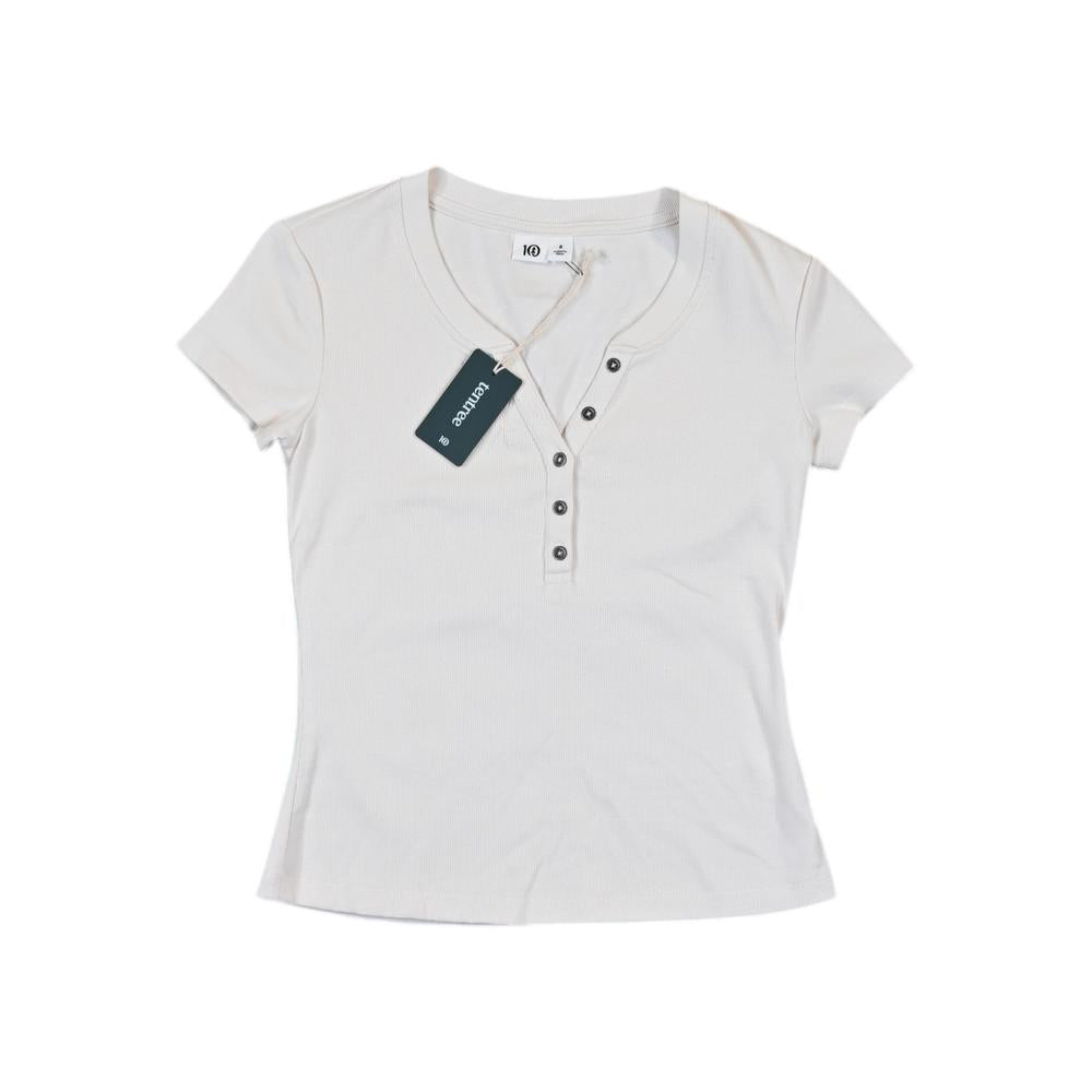 Tentree Women's Pinewood T-Shirt Vintage White M Sample - FERAL