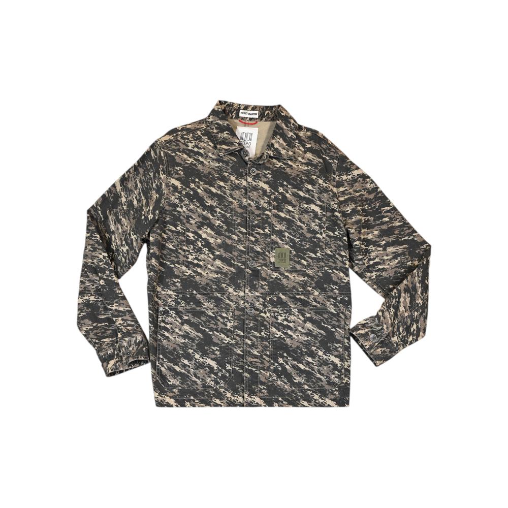 Topo Designs Men's Dirt Utility Jacket Dirt Camo M Used - FERAL