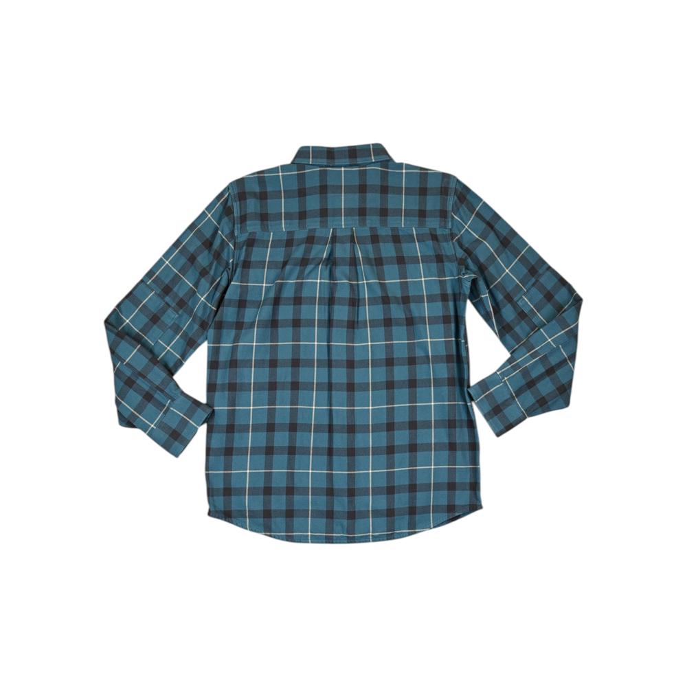 Black Diamond Men's Project Twill Long Sleeve Shirt Creek Blue/Charcoal M Sample - FERAL