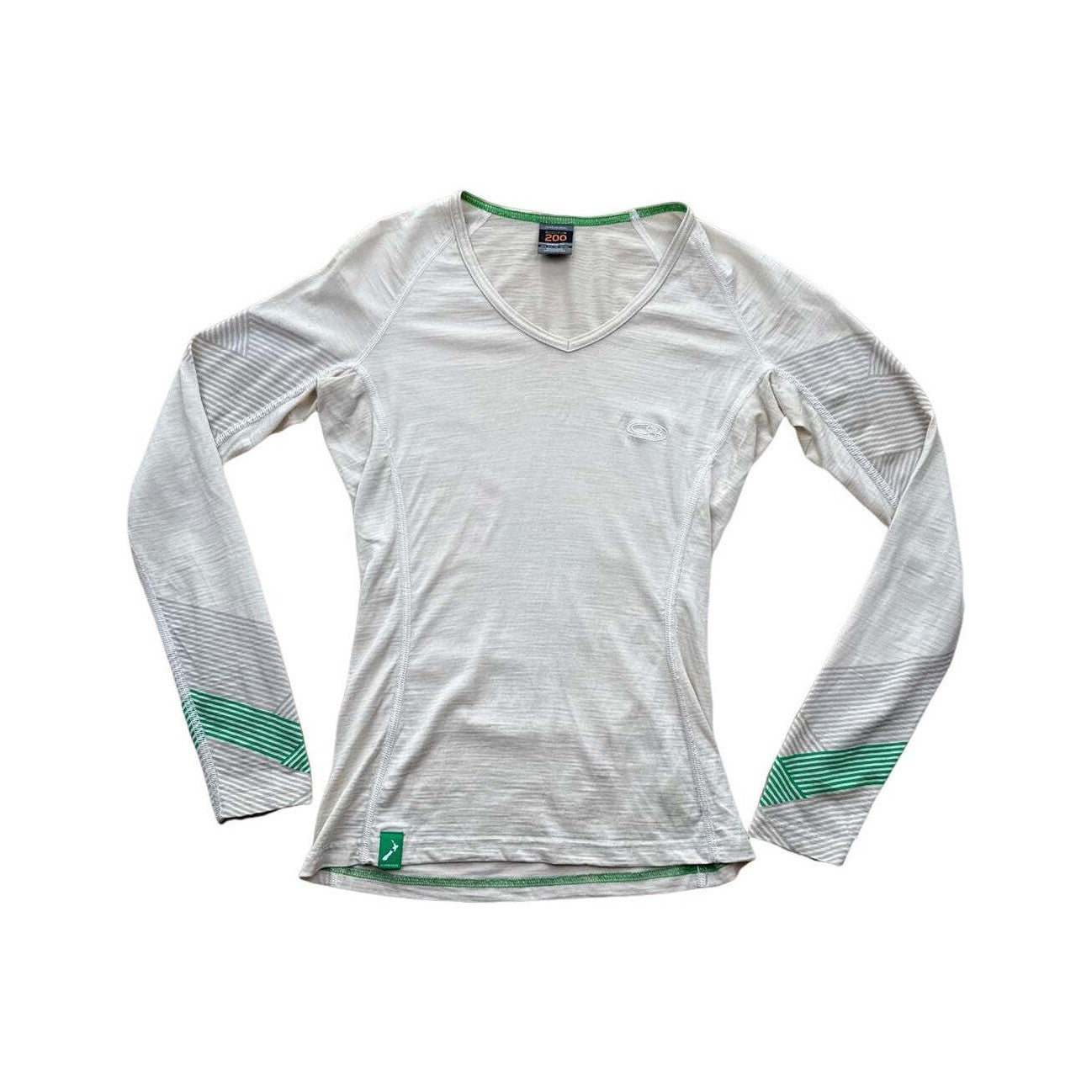 Icebreaker Women's BodyFit+ Merino Top Cream XS USED - FERAL