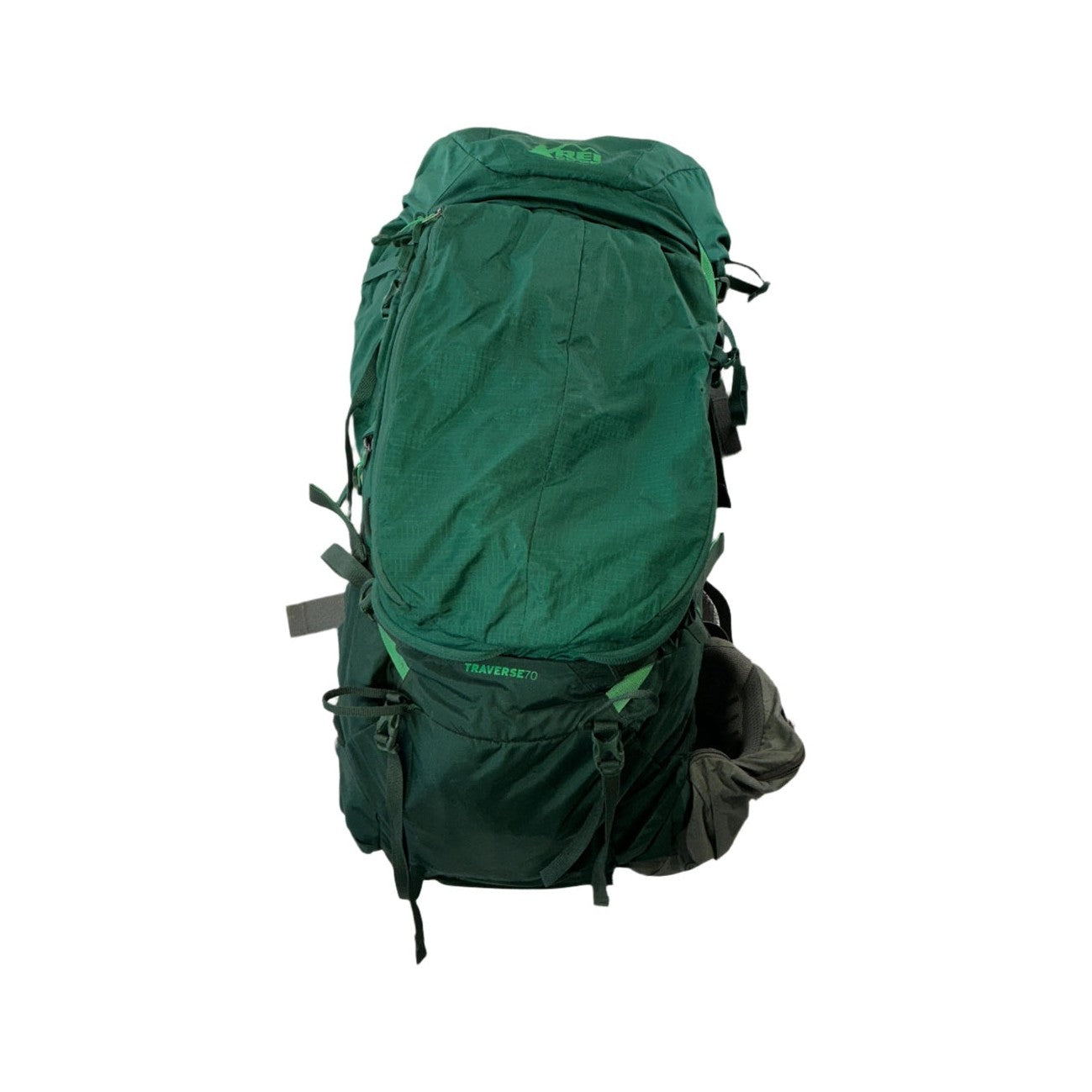 REI Men's Traverse 70L Backpack Long Green USED - FERAL