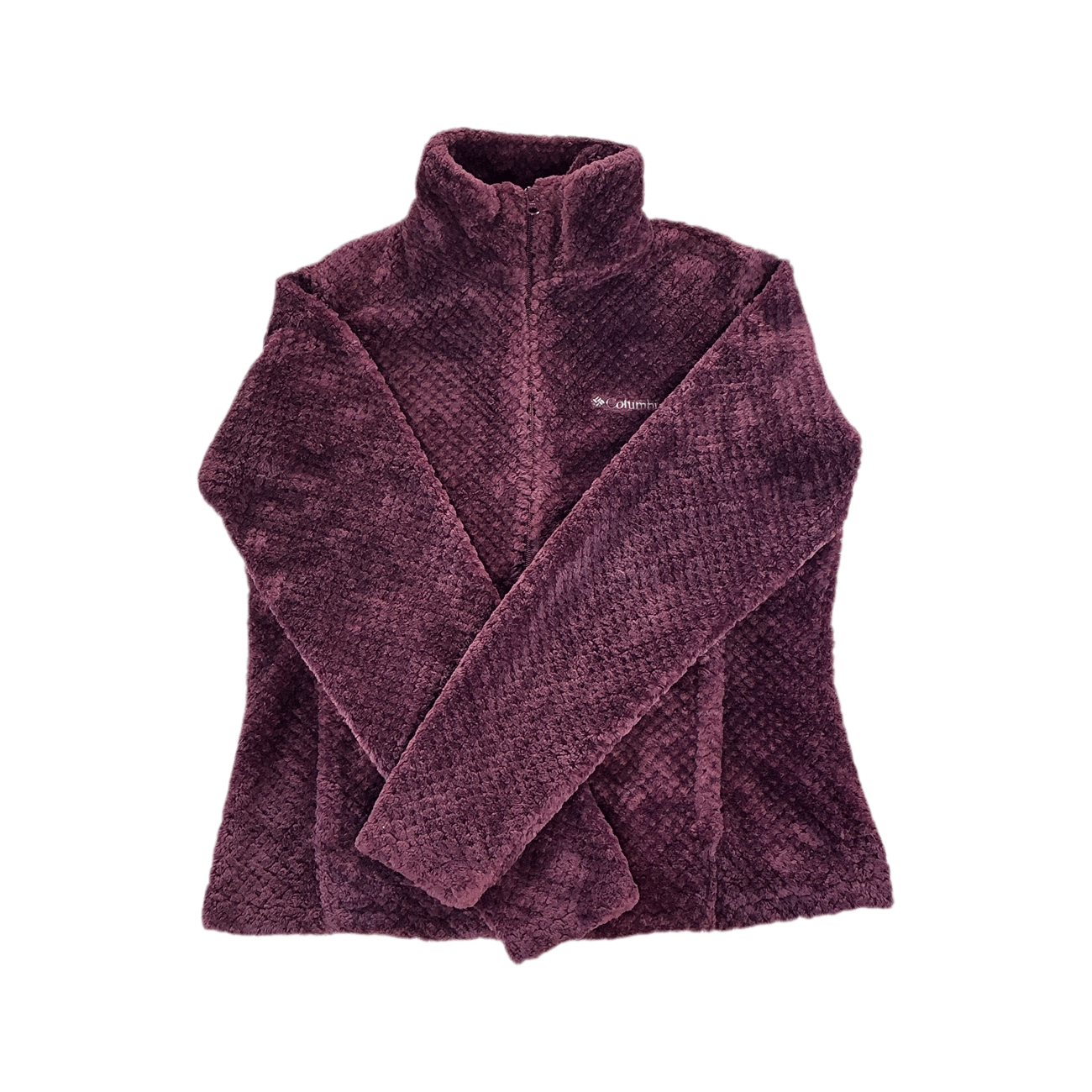 Columbia Women's High Pile Fleece Medium Purple USED - FERAL