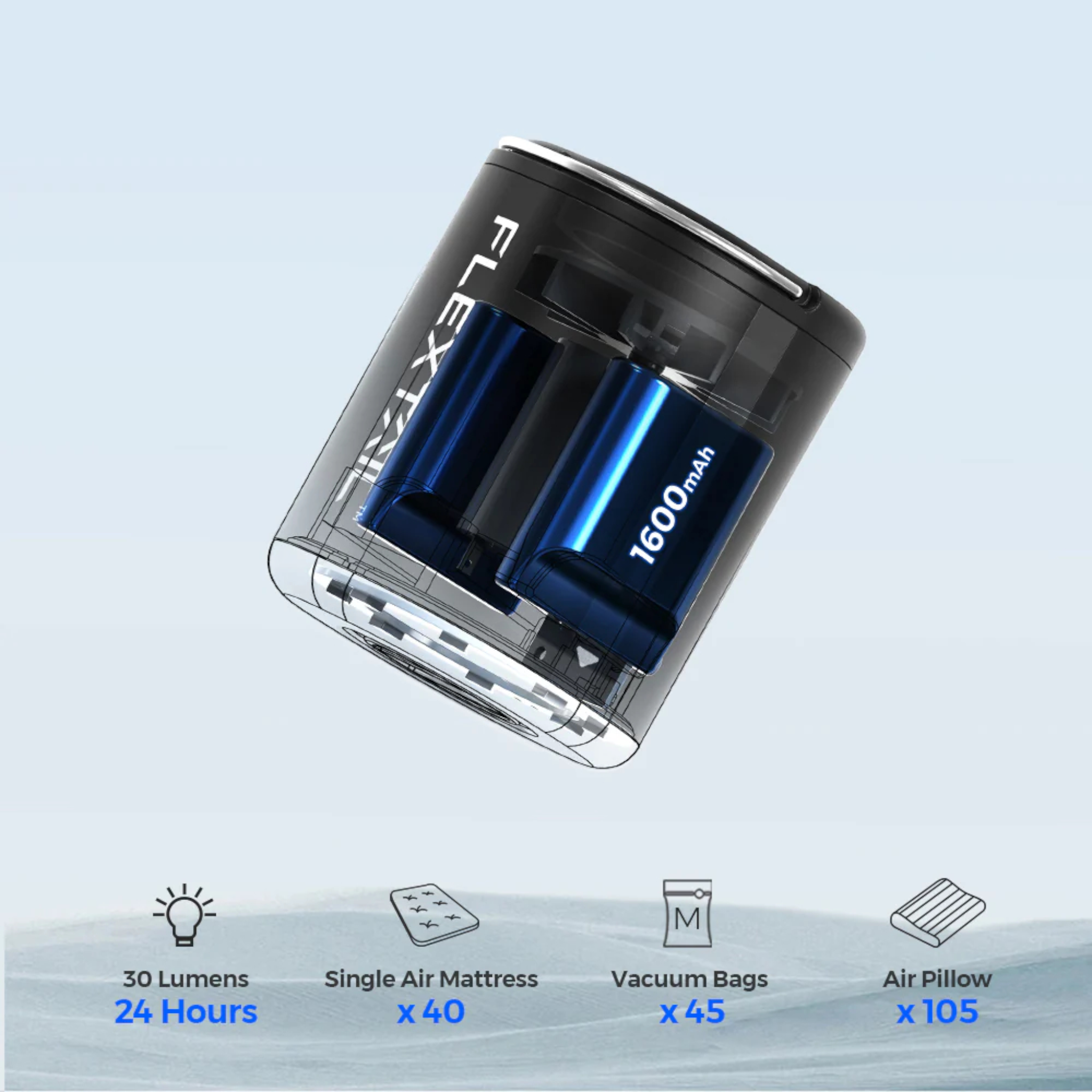 Flextail Portable Tiny Air Pump 2X - FERAL