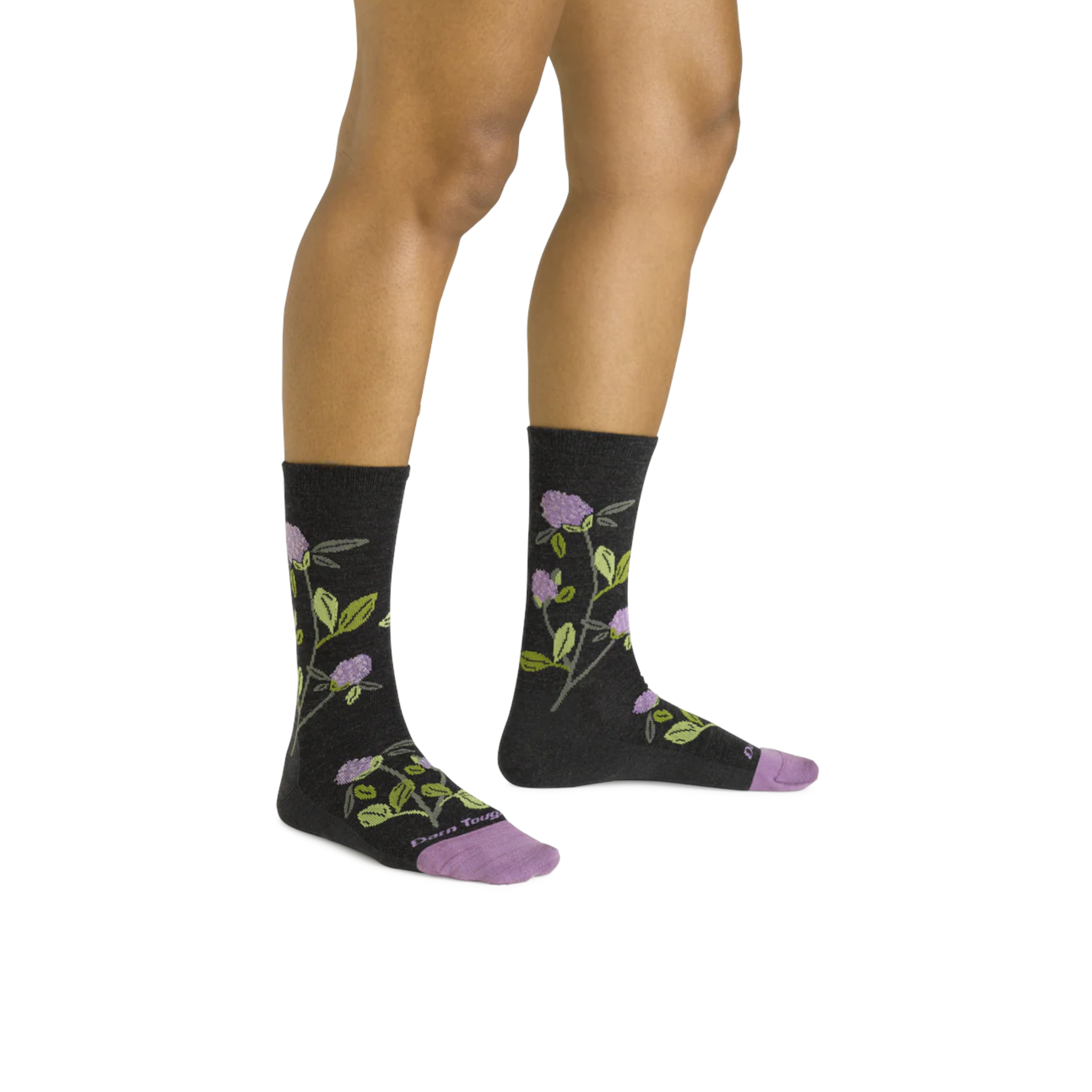 Darn Tough Women's Blossom Crew Lightweight Lifestyle Socks - FERAL