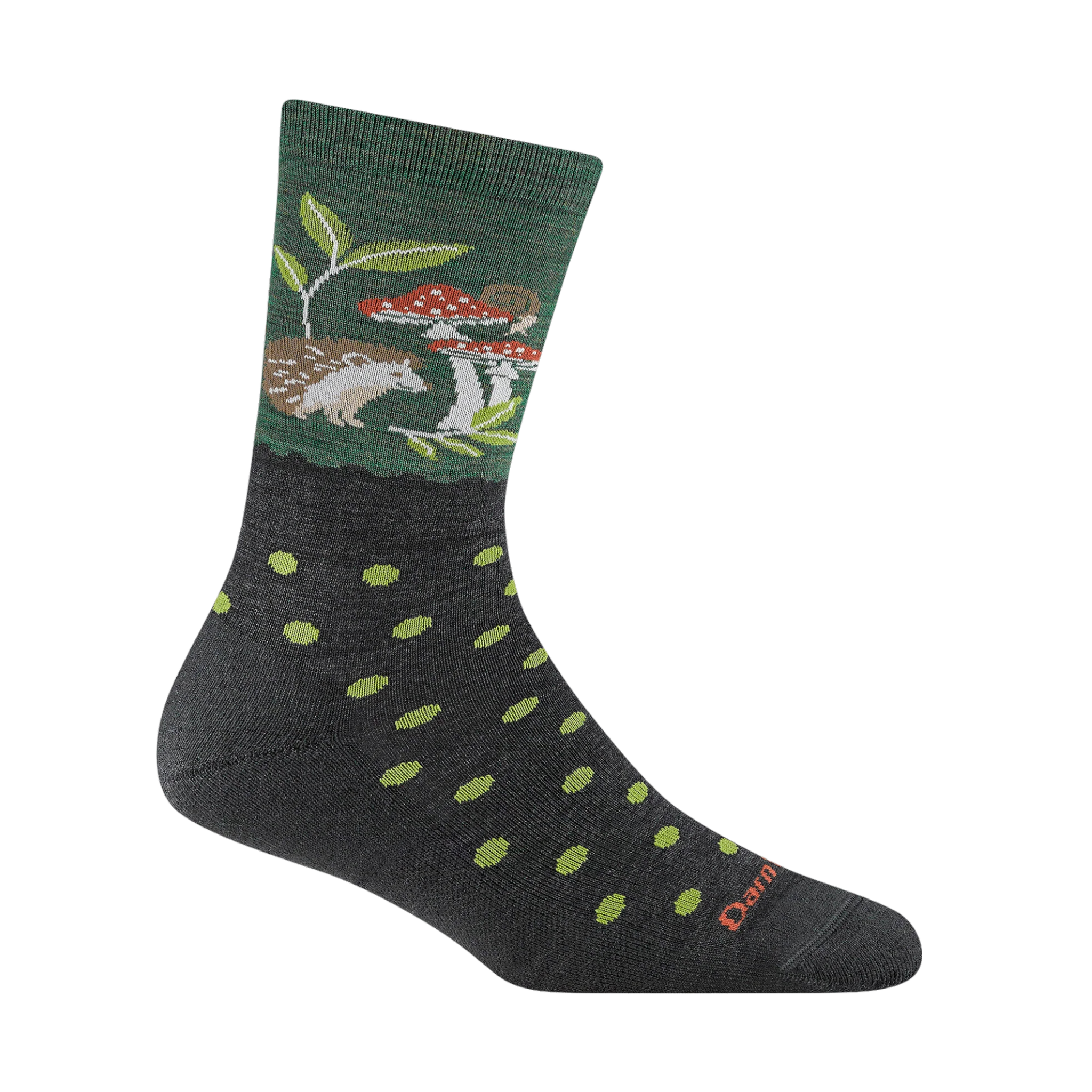 Darn Tough Women's Wild Life Crew Lightweight with Cushion Socks - FERAL