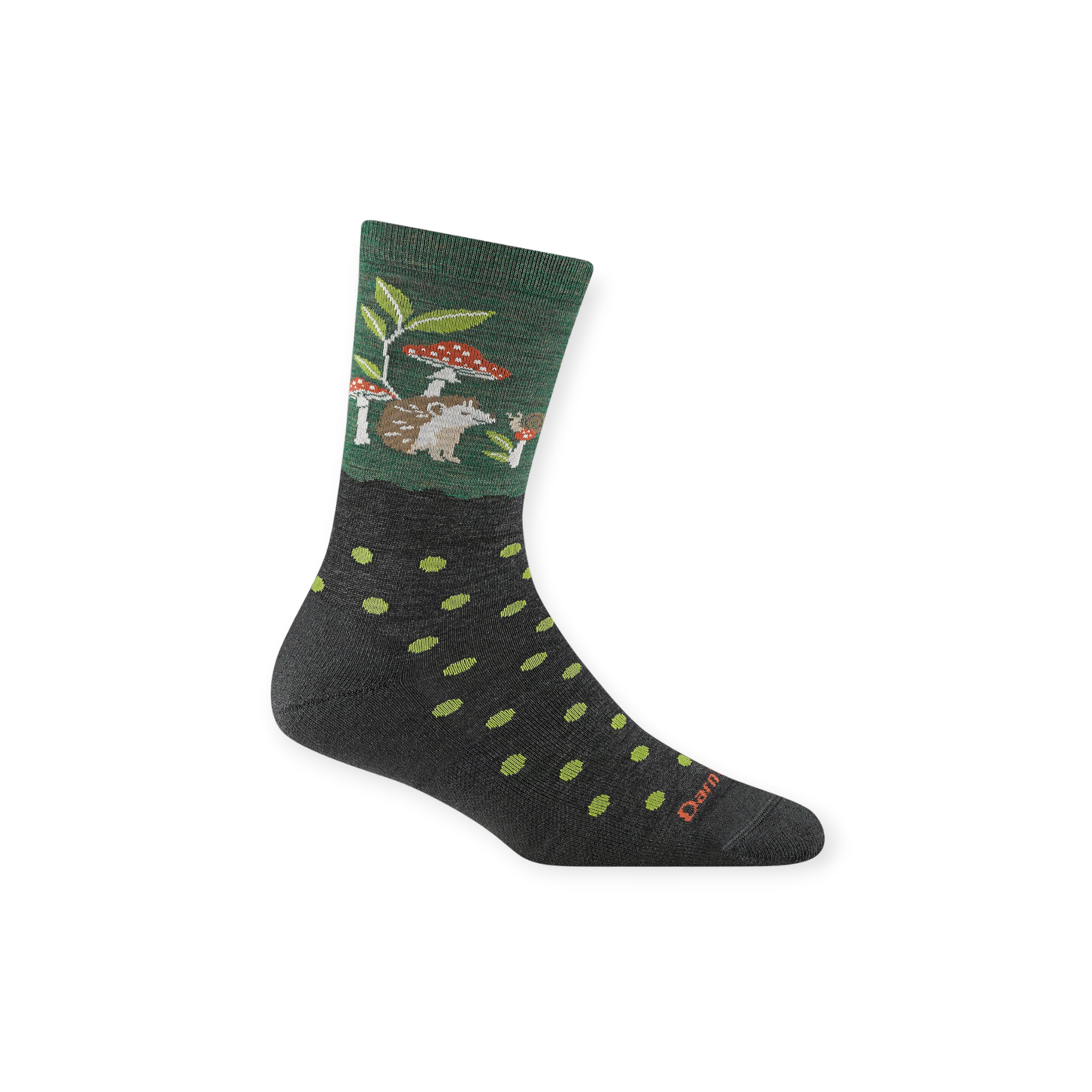 Darn Tough Women's Wild Life Crew Lightweight with Cushion Socks - FERAL