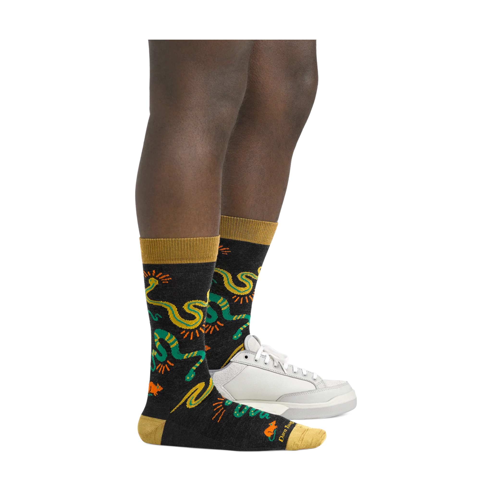 Darn Tough Men's Field Guide Crew Lightweight Lifestyle Socks - FERAL