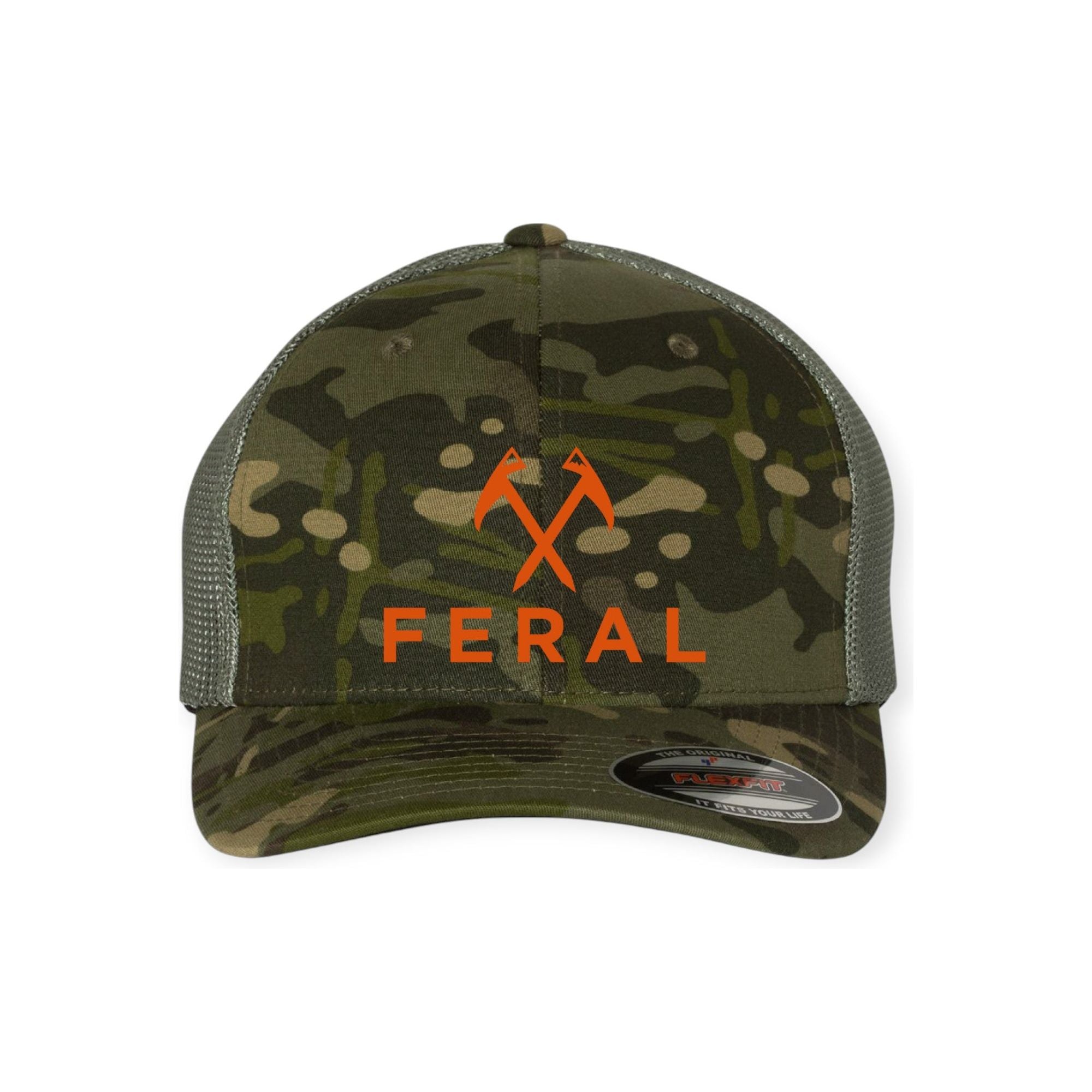 FERAL Logo Flexfit Embroidered Hat - FERAL