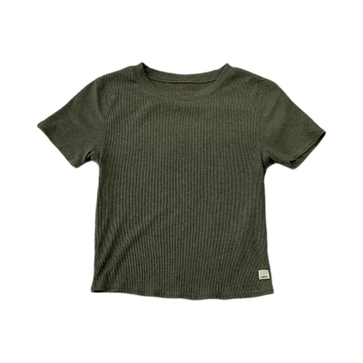 Vuori Women's Pose Fitted Tee Shirt Green Medium USED - FERAL