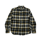 North Face Men's Heavyweight Flannel Black/Gold Medium USED - FERAL