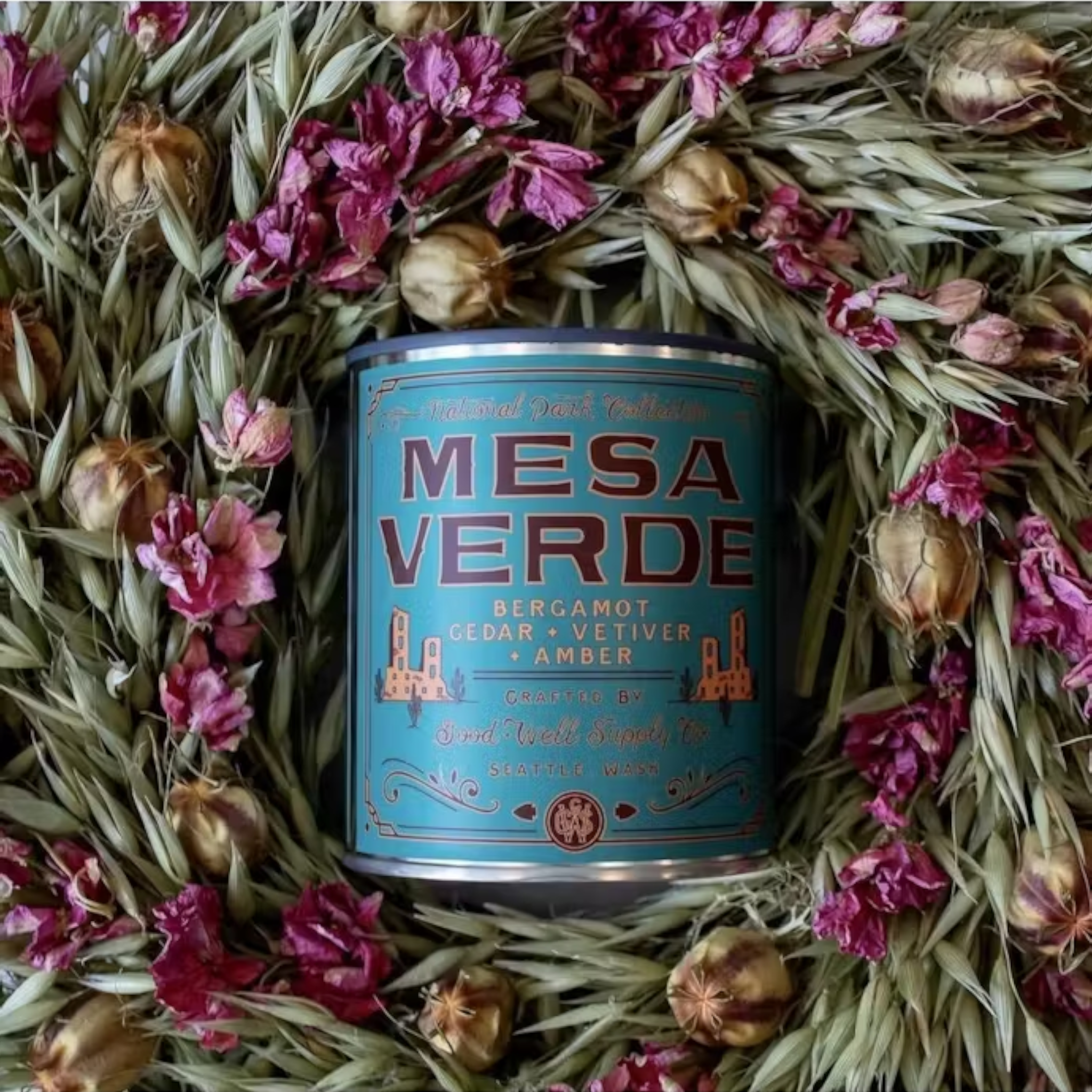 Good & Well Supply Co. Mesa Verde National Park Candle - 1/2 Pint - FERAL