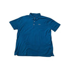 Patagonia Men's Trout Logo Fitz Roy Polo Shirt Blue X-Large USED - FERAL