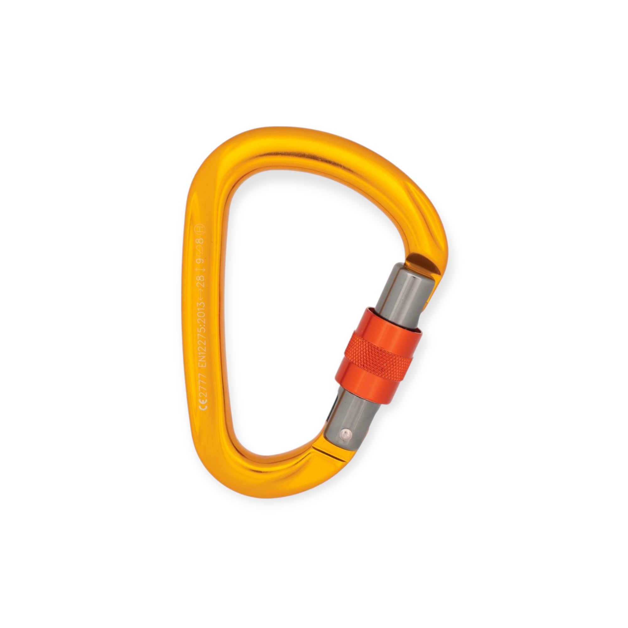 Cypher Iris HMS Screw Gate Carabiner Black - FERAL