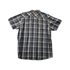 The North Face Men's Pearl Snap Short Sleeve Hiking Shirt Blue XXL USED - FERAL