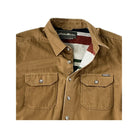 Eddie Bauer Men's Fleece-Lined Shacket Brown Tall Large USED - FERAL