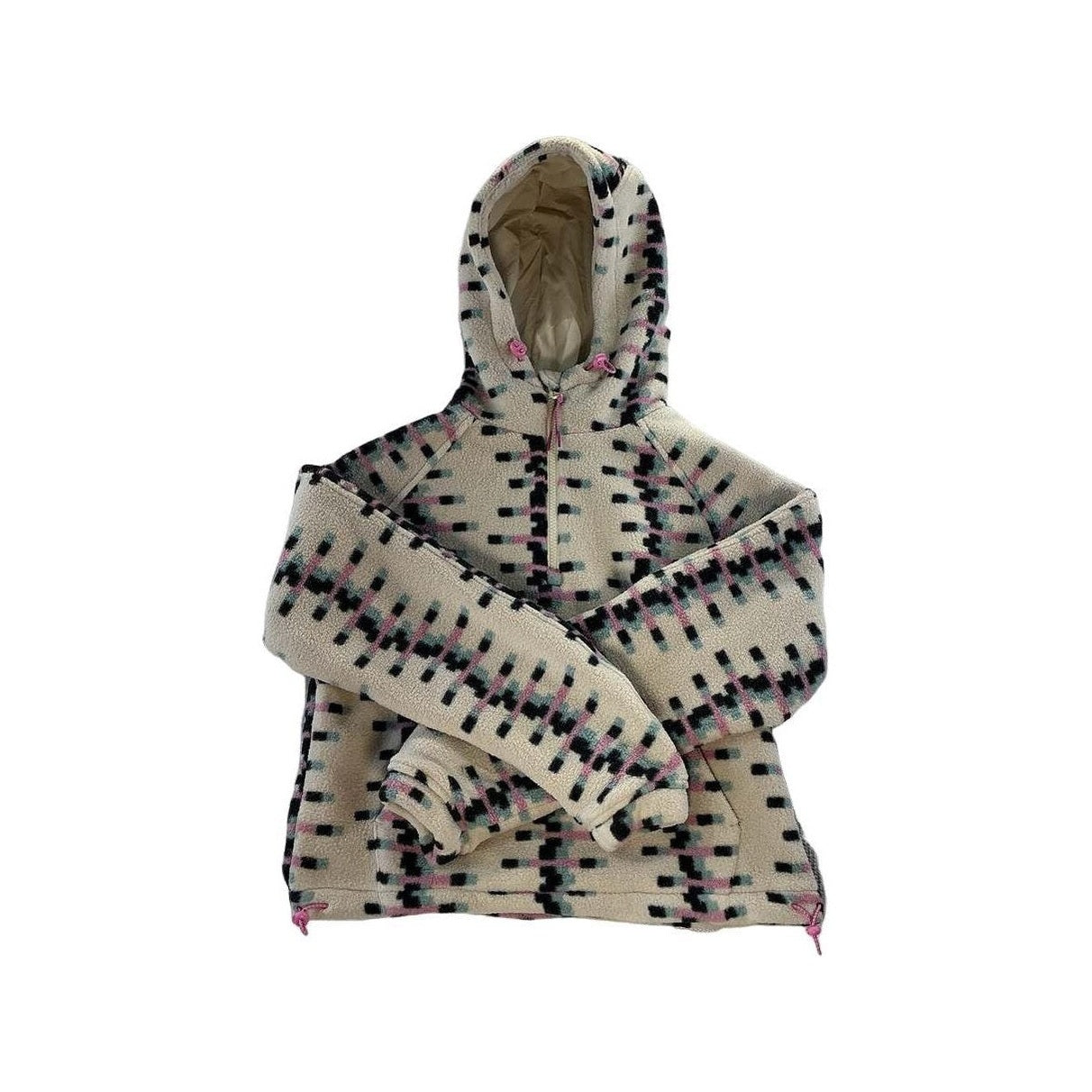 Outdoor Voices Women's PrimoFleece Pullover Ecru Blizzard XS USED - FERAL