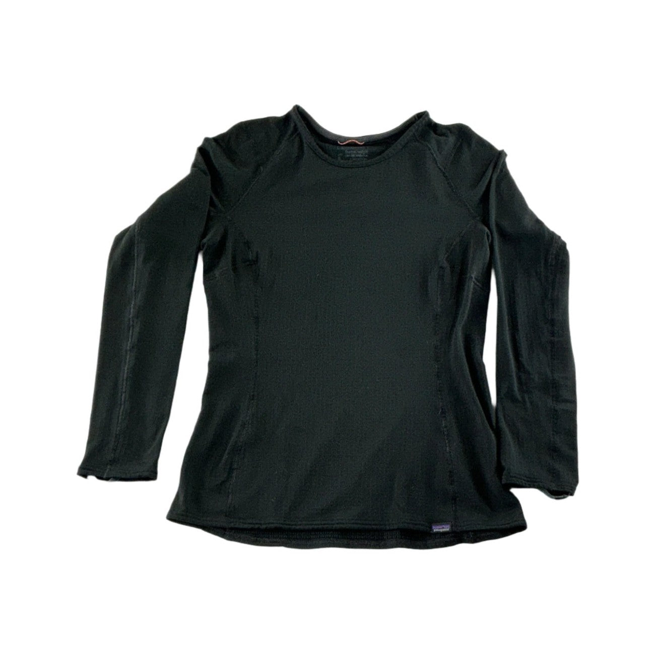 Patagonia Women's Capilene Thermal Weight Crewneck Baselayer Top Black Small USED - FERAL