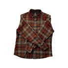 Kuhl Men's Flannel Button Down Shirt Brown/Red Large USED - FERAL