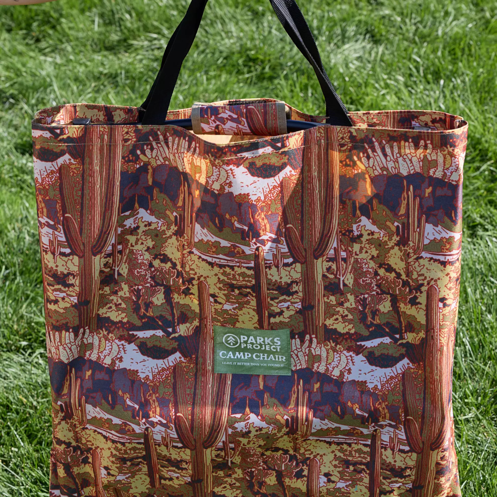 Parks Project Saguaro Cacti Fold Up Chair - FERAL